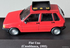 * Miniatura 1:43 Colecção "Táxis do Mundo" Fiat Uno (1995) Casablanca 2ª Série 