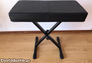 Banco Ajustável para Piano/Teclado