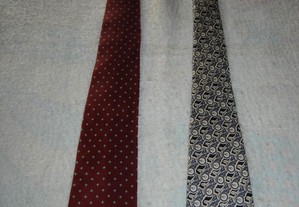 Duas gravatas de tons discretos - NOVAS