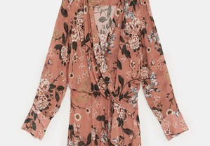 Blusa estampado floral da Zara Woman