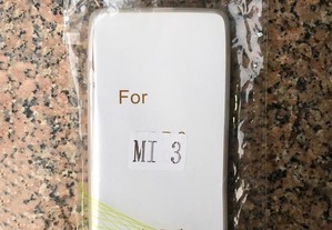 Capa de silicone transparente para Xiaomi Mi 3