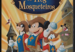Dvd Mickey, Donald e Pateta - Os Três Mosqueteiros - animação - extras