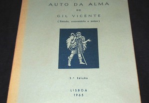 Livro Auto da Alma Gil Vicente Reis Brasil 1965