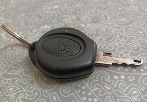 Chave / carcaça de chave Peugeot 206