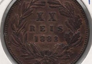 D. Luís - XX Reis 1883 - bela/soberba
