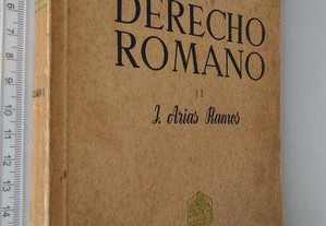 Derecho Romano II (Volumen III) - J. Arias Ramos
