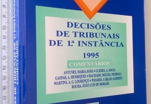 Droga (Decisões de Tribunais de 1.a Instância -1995 - Comentários) - Maria João Antunes