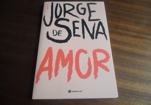 "AMOR" de Jorge de Sena - 1ª Edição de 2023