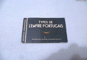 Eduardo Malta - Tipos do Império Português (Desenhos Paris 1937)