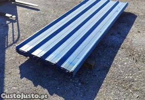 Chapas de cobertura azuis 2.80m