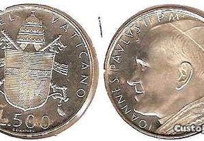 Vaticano - 500 Lire 1979 - soberba prata