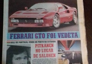 AutoSport n 341 Março de 1984 Ferrari GTO