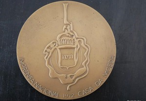 Medalha da Imprensa Nacional casa da Moeda. 1972