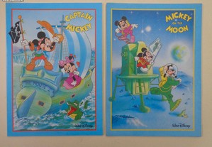 Antigos cadernos escolares - Walt Disney - Mickey