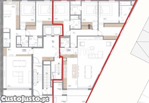 Apartamento T3 Esquerdo No Piso 1B C/ 189M² -...