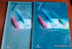 Matemática a Giz de Cor Vol 1 + 2 Texto Ed