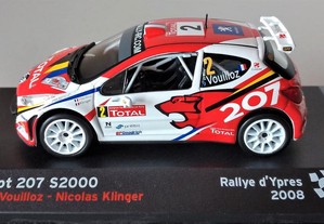 * Miniatura 1:43 Peugeot 207 S2000 | Rallye dÝpres 2008