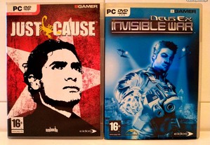 2 Jogos PC " Just Cause & Deus Ex "