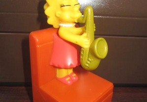 boneco Lisa e o seu saxofone Simpsons Bart