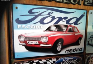 Placa "Ford Escort"