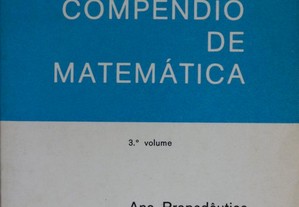 Livro "Compêndio de Matemática" - 3º Volume