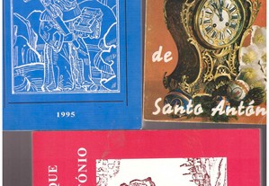 Almanaques de Santo António, vários anos , 3 VOLUM