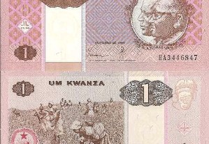 Angola - Nota de 1 Kwanza 1999 - nova rara