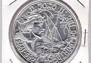 Moeda de 1000$00, em prata de D. João II
