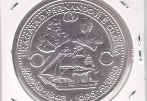 Moeda de 1000$00, em prata, Fragata D. Fernando II