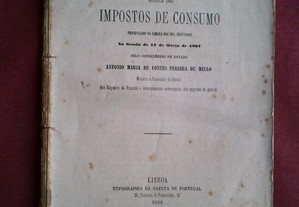 A.M. Fontes Pereira De Melo-Discurso Sobre impostos de Consumo-1866