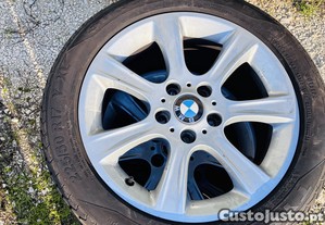 Jantes originais bmw 17 pneus bons