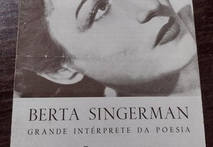 Programa São Luiz 1951 Berta Singerman