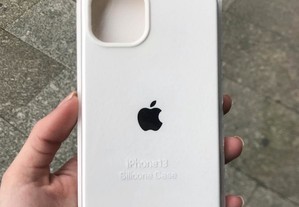Capa de silicone Apple Branca para iPhone 13