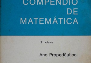 Livro "Compêndio de Matemática" - 2º Volume