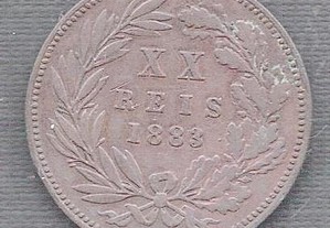 Moeda 20 Reis 1883