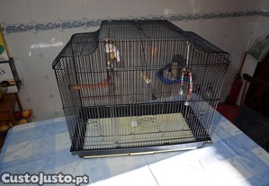 Gaiola Preta Grande Esquilos ou P�ssaros