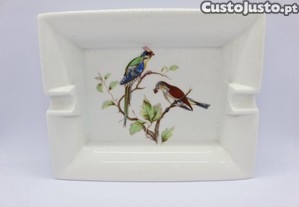 Cinzeiro EMA Vista Alegre Decoração Pássaros 19,5 cm 