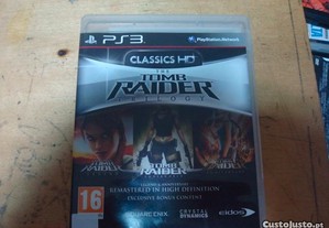jogo original ps3 classics hd the tomb raider trilogy