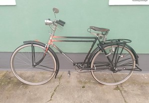 Bicicleta Pasteleira antiga RALEIGH quadro duplo (tanque de guerra)