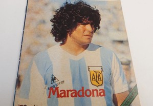 Separata Los 10 Craks del Mundial 82 - Maradona