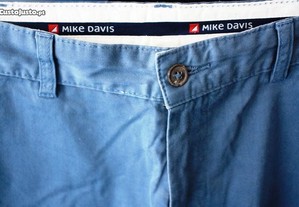 Calças azuis com mancha subtil da MIKE DAVIS T. 44