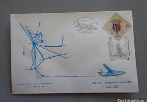 Raro envelope I dia de circulação 1965 - Carimbo L