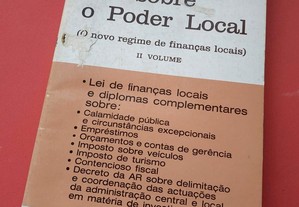 Leis Sobre o Poder Local - Colecção Poder Local