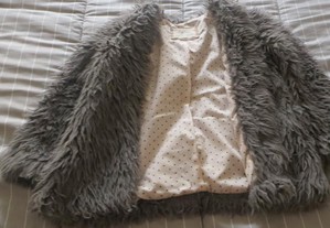 Casaco Pelo, Forrado a algodão, Sara Kid´s - Outerwear Collection - 7 anos