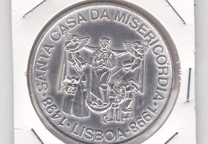Moeda de 1000$00, em prata, Santa Casa da Miseri.