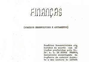 Finanças - Sebenta Sousa Franco