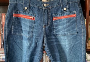 Calções de Ganga New Star Jeans, tamanho 44 / XXL