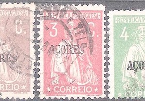 Selos Afinsa 169-167-164 Açores