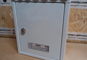 Caixa de correio EDM Standard Aço Branco (21 x 6 x 30 cm)