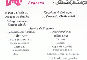 Procura: Servi�o de passar a ferro respons�vel e de confian�a